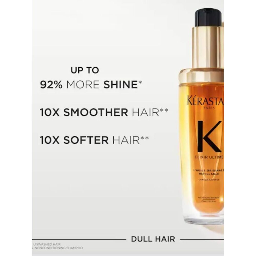 Kérastase
Elixir Ultime Refillable Hydrating Hair Oil for Shine - Picture 3 of 4